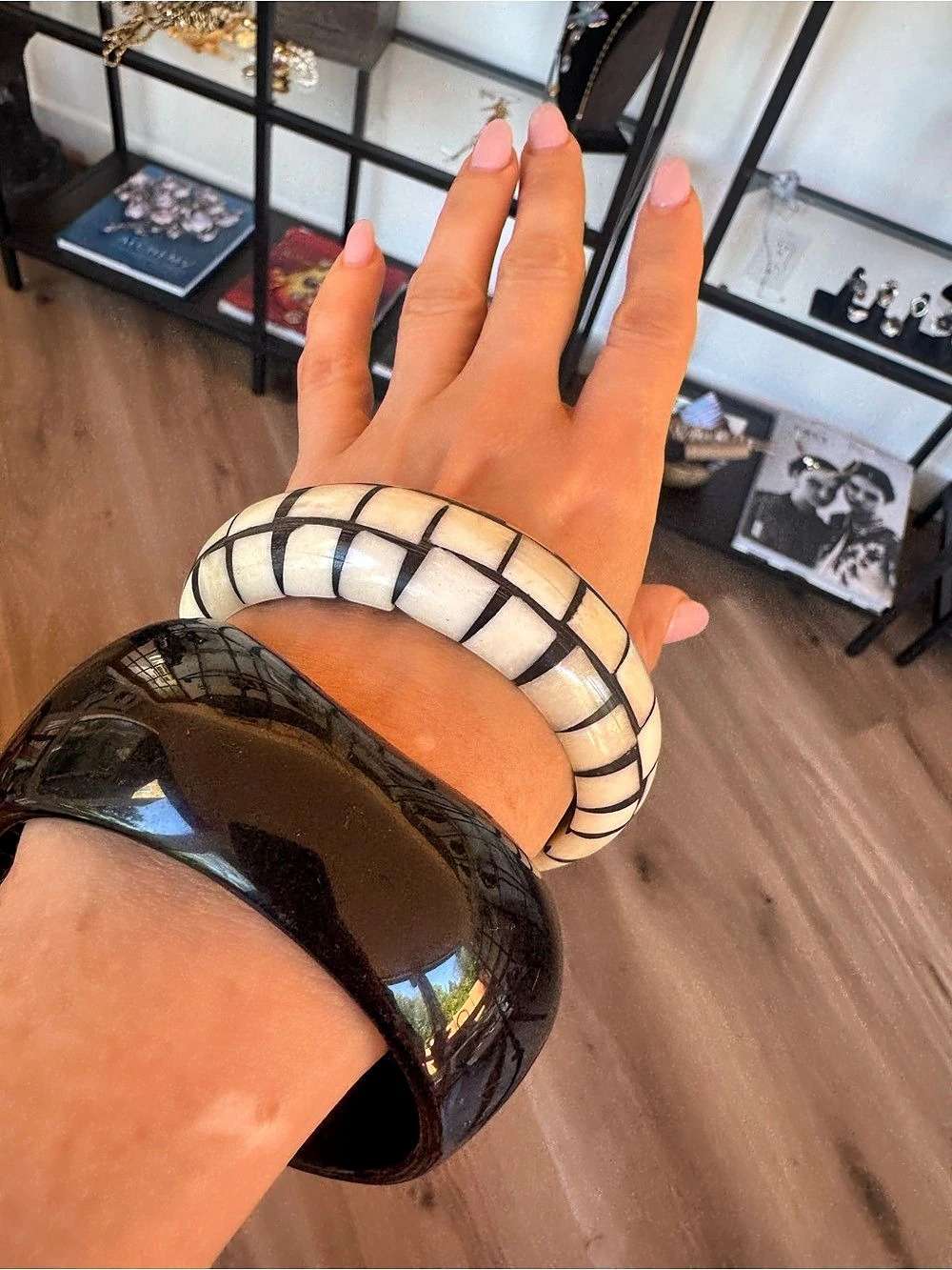 Black & White Geometric Bracelet Set
